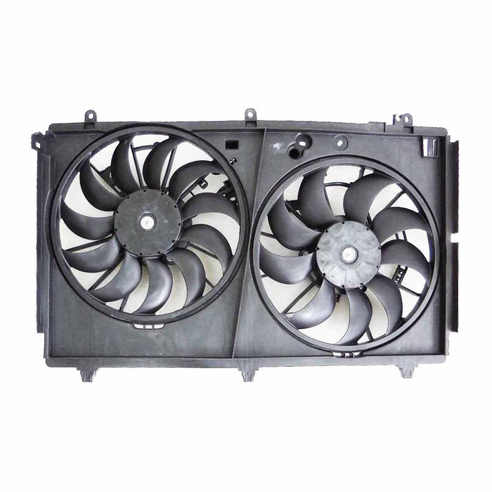 2014-2016 Mitsubishi Outlander Engine Cooling Fan Assembly To 6-15 Motor/Blade/Shroud Assembly 3L V6 - MI3115153-Partify-Painted-Replacement-Body-Parts