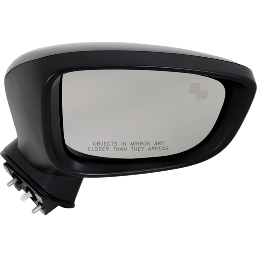 2017-2018 Mazda 3 Passenger Side Door Mirror Mexico Built Non-Heated W/S/Lamps W/Bsd W/Cover Assembly - MA1321245-Partify-Painted-Replacement-Body-Parts