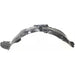 2004-2009 Mazda Mazda 3 Passenger Side Fender Liner Sport Sedan 04-06/2.3L Hatchback 07-09/Std Sedan 07-09 - MA1249126-Partify-Painted-Replacement-Body-Parts