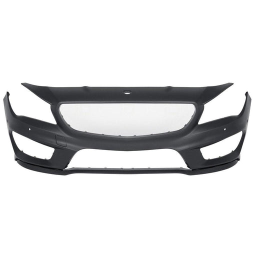2014-2016 Mercedes-Benz CLA Front Bumper With AMG Package & With Sensor Holes & Without Headlight Washer Holes - MB1000431-Partify-Painted-Replacement-Body-Parts