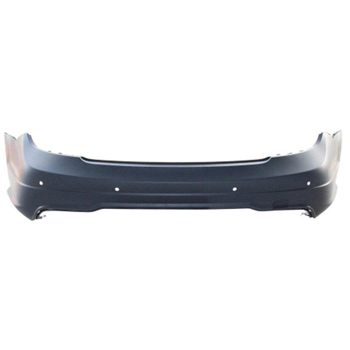 2012-2014 Mercedes C250 Rear Bumper With Sensor Holes Coupe - MB1100288-Partify-Painted-Replacement-Body-Parts