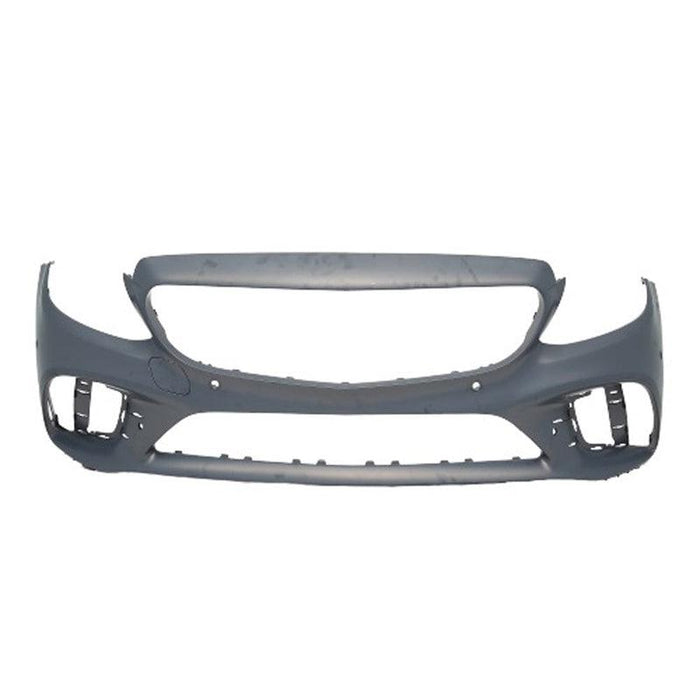 2018-2023 Mercedes C43 AMG Front Bumper - MB1000579-Partify-Painted-Replacement-Body-Parts