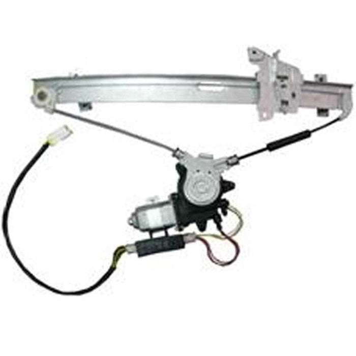 1999-2003 Mitsubishi Galant Passenger Side Rear Window Regulator And Motor Assembly - MI1551110-Partify-Painted-Replacement-Body-Parts