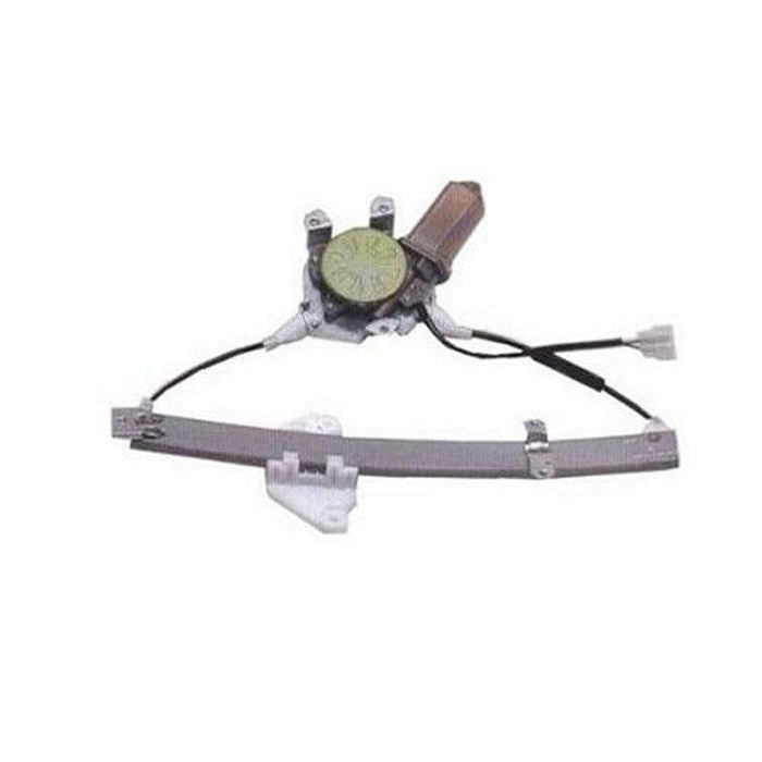 1997-2002 Mitsubishi Mirage Sedan Rear Passenger Side Power Window Regulator Assembly W/O Motor - MI1551105-Partify-Painted-Replacement-Body-Parts