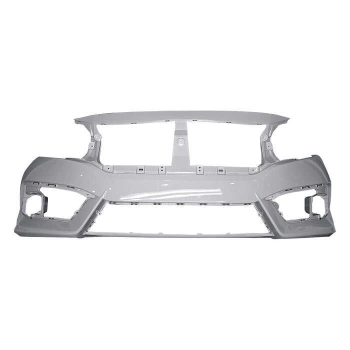 2016-2018 Honda Civic Sedan/Coupe Non-Sport/Non-SI Front Bumper - HO1000306-Partify-Painted-Replacement-Body-Parts