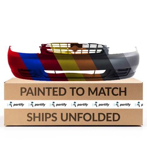 1998-1999 Nissan Altima GLE/GXE/XE CAPA Certified Front Bumper W/O Fog Lamps - NI1000169C-Partify-Painted-Replacement-Body-Parts