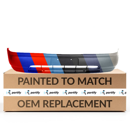 1995-1998 Nissan Sentra Base Front Bumper Matte Dark Grey - NI1000206-Partify-Painted-Replacement-Body-Parts