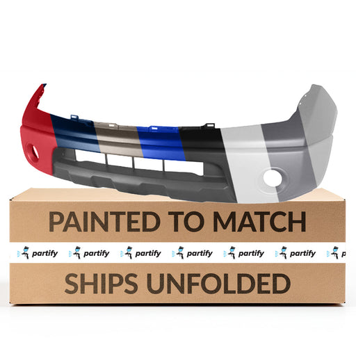 2005-2008 Nissan Frontier Pickup Front Bumper - NI1000225-Partify-Painted-Replacement-Body-Parts