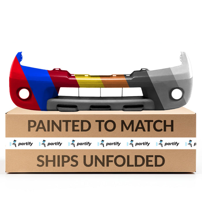 2009-2021 Nissan Frontier Front Bumper - NI1000303-Partify-Painted-Replacement-Body-Parts