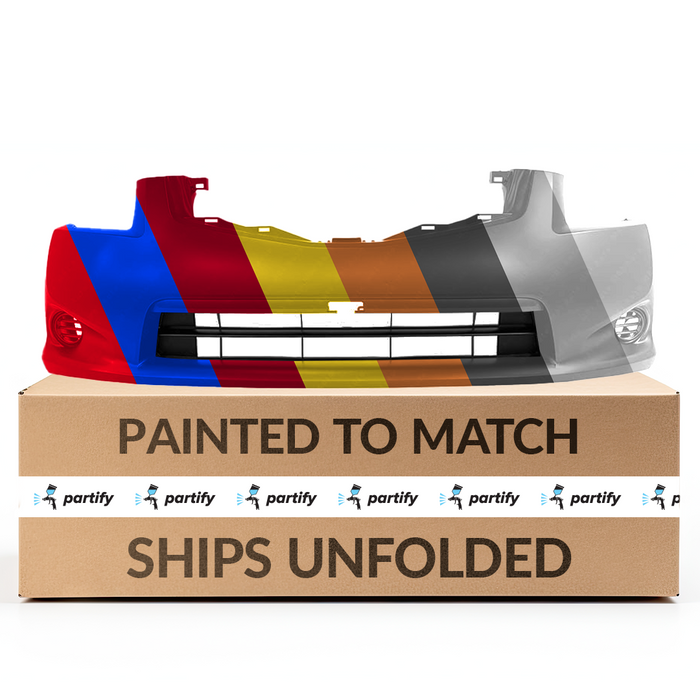 2010-2012 Nissan Sentra Front Bumper Without Fog Light Holes - NI1000271-Partify-Painted-Replacement-Body-Parts