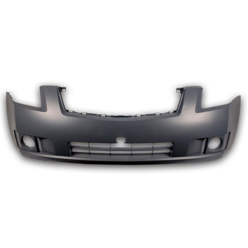 2007-2009 Nissan Sentra Front Bumper W/O Fog Lamps Textured Fog Lamp Opening - NI1000273-Partify-Painted-Replacement-Body-Parts