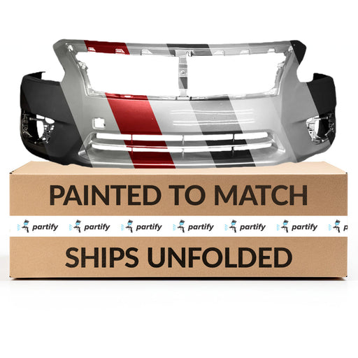 2013-2015 Nissan Altima Sedan Front Bumper - NI1000285-Partify-Painted-Replacement-Body-Parts