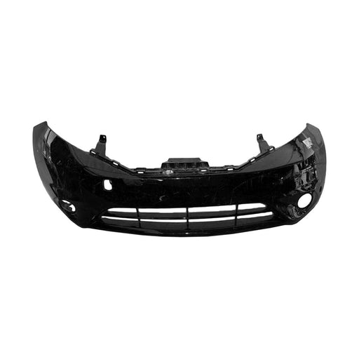 2014-2016 Nissan Versa Note CAPA Certified Front Bumper W/Pre-Cut Fog Lamp Openings - NI1000298C-Partify-Painted-Replacement-Body-Parts