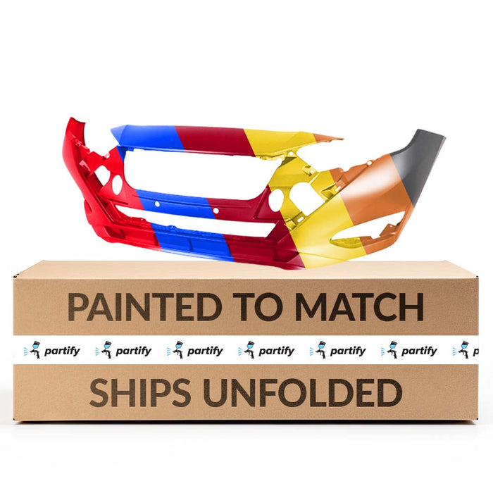 2023-2024 Nissan Versa Front Bumper - NI1000347-Partify-Painted-Replacement-Body-Parts