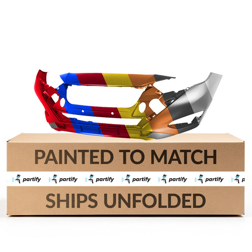 2023-2024 Nissan Versa CAPA Certified Front Bumper - NI1000347C-Partify-Painted-Replacement-Body-Parts