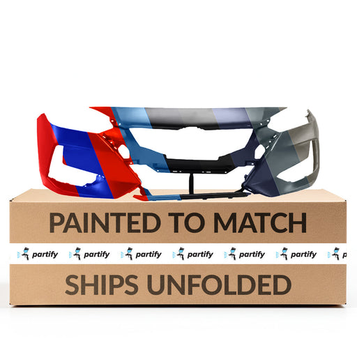 2024 Nissan Sentra S/S Plus CAPA Certified Front Bumper W/O Camera Hole - NI1000348C-Partify-Painted-Replacement-Body-Parts