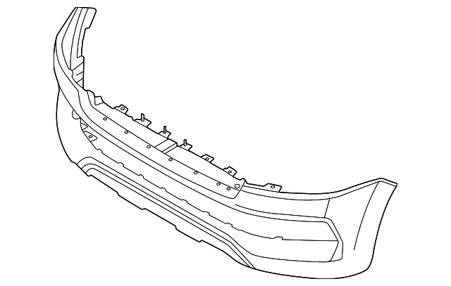Nissan Armada Platinum/Platinum Reserve/SL/SV Front Bumper Platinum - NI1000351