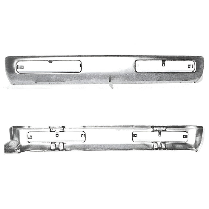 1996-1997 Nissan Pickup Base/SE/XE Front Bumper Face Bar From 11-95 Chrome - NI1002127-Partify-Painted-Replacement-Body-Parts