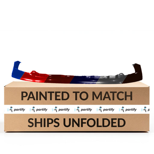 2017-2019 Nissan Titan S/SL/SV Front Upper Bumper - NI1014102-Partify-Painted-Replacement-Body-Parts