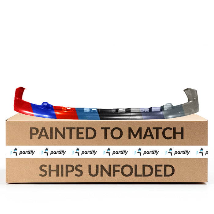 2017 Nissan Titan Platinum Front Upper Bumper - NI1014103-Partify-Painted-Replacement-Body-Parts