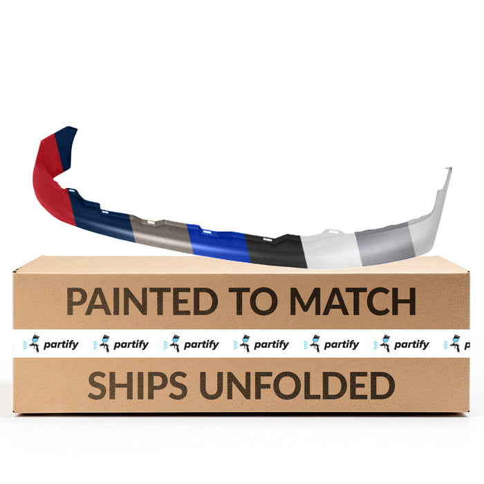 2016-2019 Nissan Titan XD Non-Platinum/Pro 4X Front Upper Bumper Without Flares - NI1014104-Partify-Painted-Replacement-Body-Parts