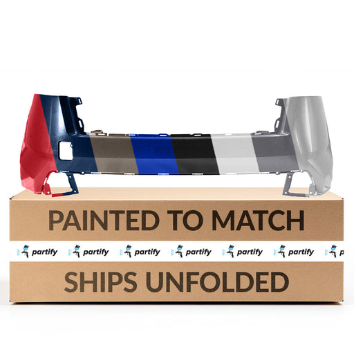 2022 Nissan Pathfinder Front Upper Bumper With Sensor Holes/Tow Hook Hole - NI1014111-Partify-Painted-Replacement-Body-Parts