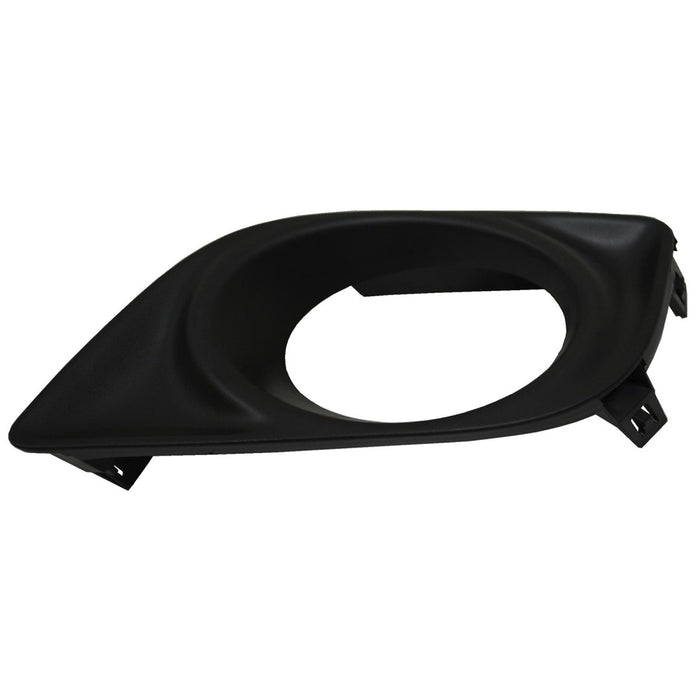 2012-2014 Nissan Versa Front Passenger Side Bumper Insert Fog Lamp Bezel Sedan - NI1039127-Partify-Painted-Replacement-Body-Parts