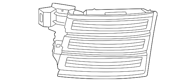 Nissan Kicks S/SV/Outer Grille Bumper Insert S - NI1039204