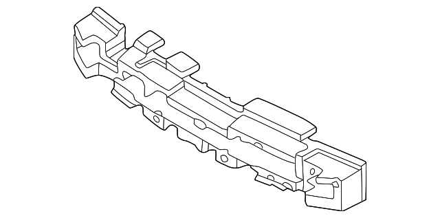 Nissan Versa Bumper Impact Absorber - NI1070221