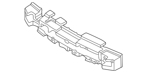 Nissan Versa Bumper Impact Absorber - NI1070221