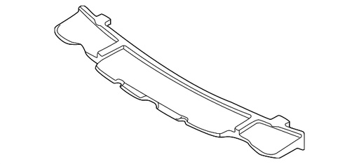 Nissan Versa Upper Bumper Impact Absorber - NI1070222