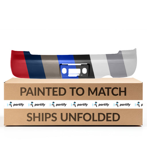 1995-1996 Nissan Maxima Rear Bumper - NI1100201-Partify-Painted-Replacement-Body-Parts