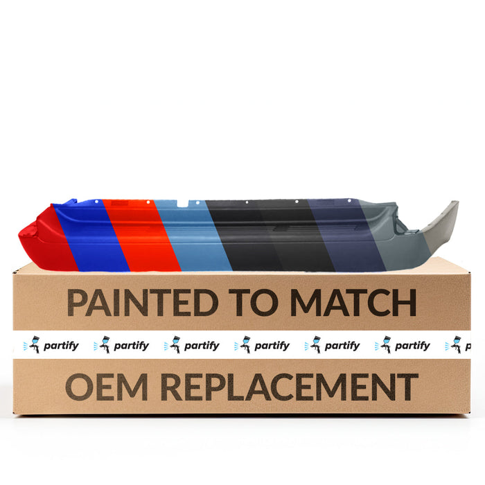 1996-1999 Nissan Pathfinder Rear Bumper W/Spare Tire Carrier To 12/98 - NI1100207-Partify-Painted-Replacement-Body-Parts