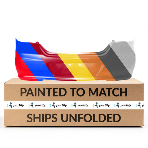 2007-2012 Nissan Versa SL Hatchback Rear Bumper - NI1100282-Partify-Painted-Replacement-Body-Parts