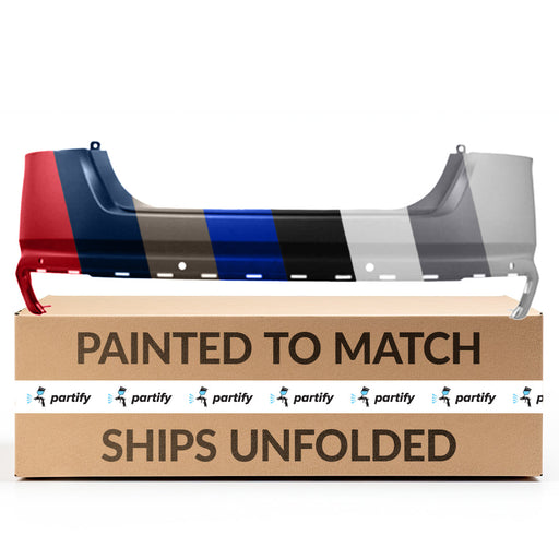 2019-2023 Nissan Altima CAPA Certified Rear Bumper W/Distance Sensors W/Cover & Finisher Assy - NI1100336C-Partify-Painted-Replacement-Body-Parts