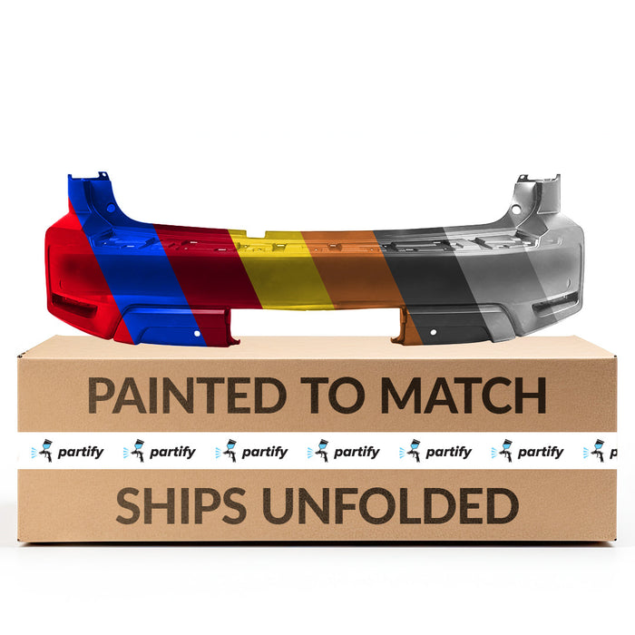 2021-2023 Nissan Armada Rear Bumper - NI1100343-Partify-Painted-Replacement-Body-Parts