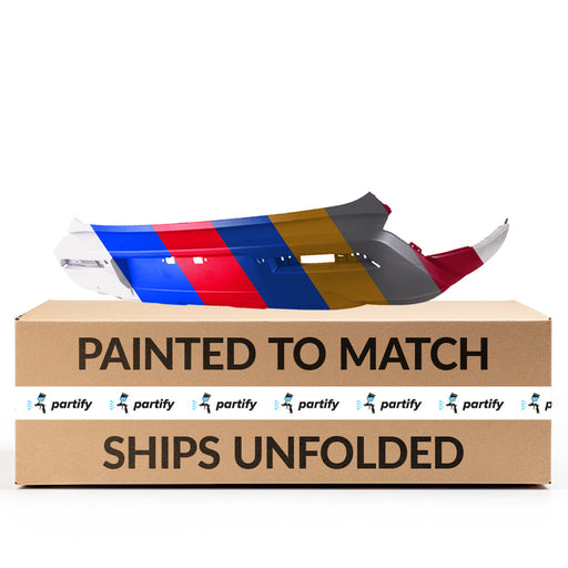 2022-2024 Nissan Pathfinder Rear Bumper W/O Towing Hitch - NI1100347-Partify-Painted-Replacement-Body-Parts