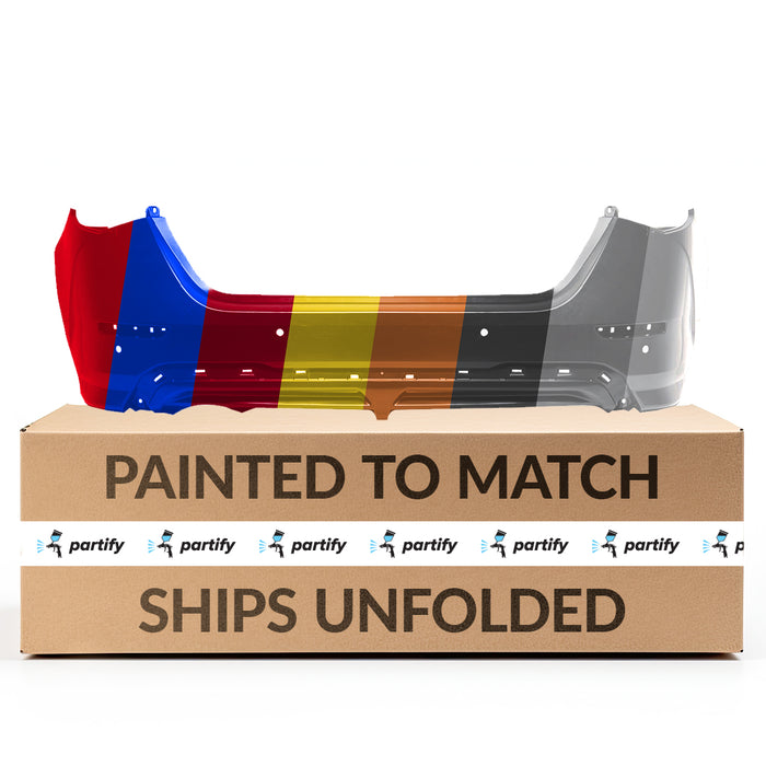 2021-2023 Nissan Sentra Rear Bumper W/Distance Sensors - NI1100357-Partify-Painted-Replacement-Body-Parts