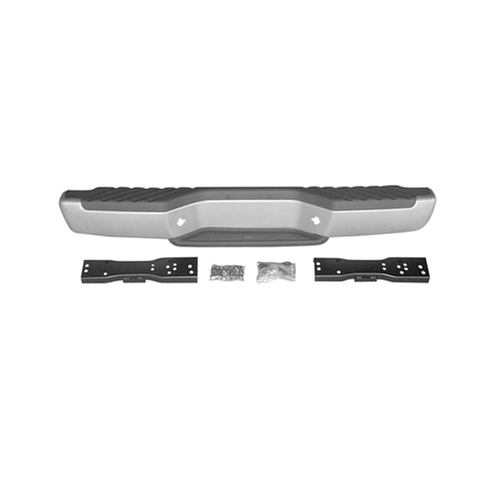 2001-2004 Nissan Frontier Rear Bumper Face Bar Step Type Bright - NI1102141-Partify-Painted-Replacement-Body-Parts