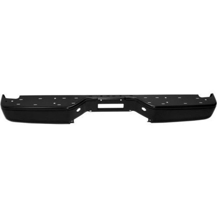 2008-2015 Nissan TITAN S/XE Rear Bumper Face Bar W/O Big Tow Pkg W/O Distance Sensors Face Bar Only - NI1102152-Partify-Painted-Replacement-Body-Parts