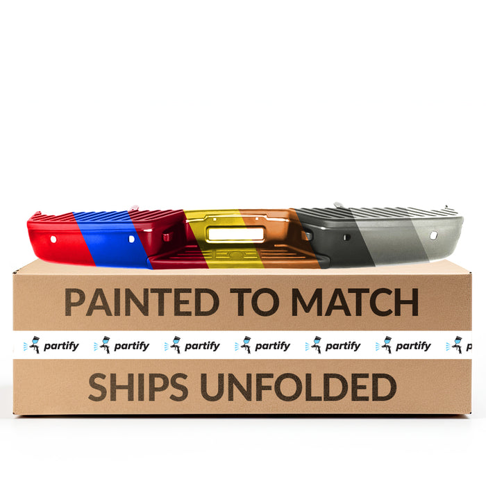 2004-2010 Nissan TITAN XE Rear Bumper Assembly W/O Distance Sensors W/O License Lamps - NI1103110-Partify-Painted-Replacement-Body-Parts