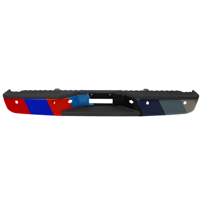 2004-2015 Nissan Titan Rear Bumper Assembly Without Sensor Holes - NI1103117-Partify-Painted-Replacement-Body-Parts