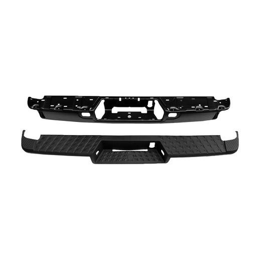 2016-2019 Nissan TITAN/TITAN XD Platinum Reserve/Platinum Reserve/PRO-4X Rear Bumper Assembly W/Towing W/Blind Spot Detection Crew Cab Pickup - NI1103131-Partify-Painted-Replacement-Body-Parts