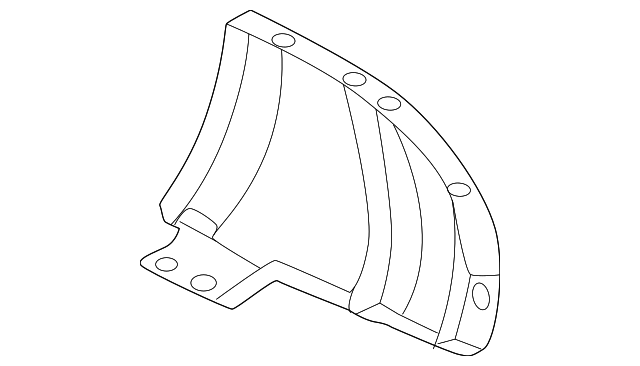 Nissan Rogue Rear Bumper Molding SL - NI1146104