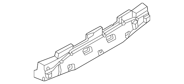 Nissan Pathfinder Upper Bumper Impact Absorber - NI1170177