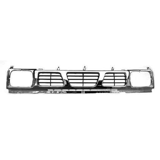 1993-1997 Nissan D21/Pickup Grille Bright Assembly - NI1200116-Partify-Painted-Replacement-Body-Parts