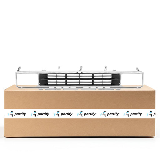1993-1995 Nissan Pathfinder CAPA Certified Grille Silver Assembly - NI1200164C-Partify-Painted-Replacement-Body-Parts