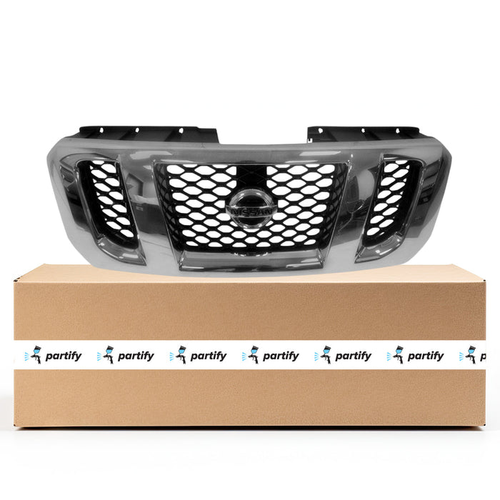 2012-2021 Nissan NV1500/NV2500/NV3500 SL/SV/SV CAPA Certified Grille Assembly - NI1200263C-Partify-Painted-Replacement-Body-Parts