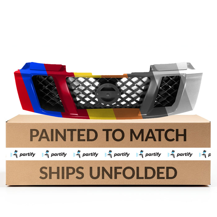 2008-2015 Nissan Armada SE/SV Grille Assembly - NI1200265-Partify-Painted-Replacement-Body-Parts