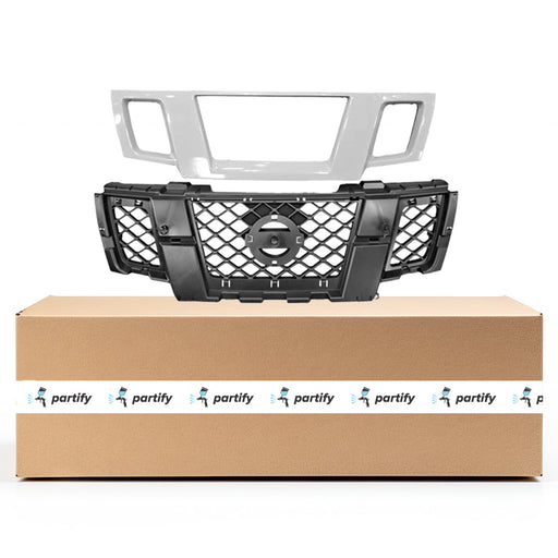 2009-2016 Nissan Frontier CAPA Certified Grille Assembly Assembly - NI1200269C-Partify-Painted-Replacement-Body-Parts